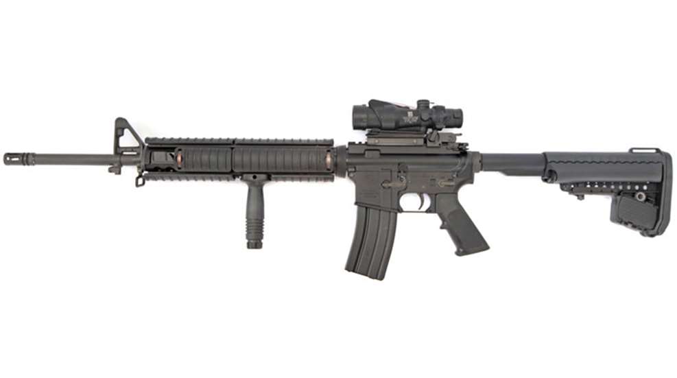 M16 rifle with VLTOR A5 buffer system