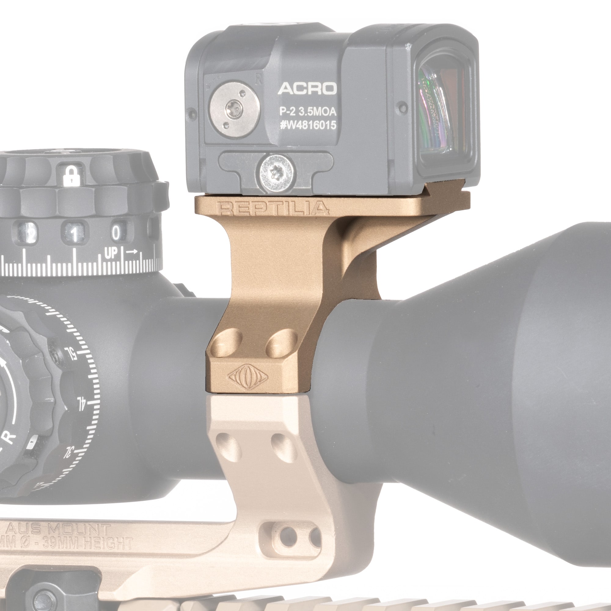 実物 Reptilia ROF 90 Aimpoint ACRO & MPS 34MM ROF™-90 TALL FOR AIMPOINT® ACRO P1/P2 And STEINER® MPS