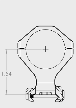 AUS Mount – 1.54"