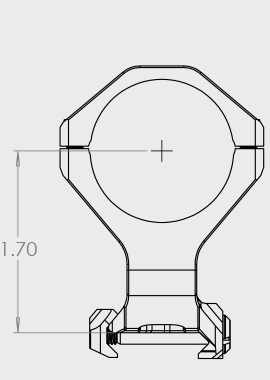 AUS Mount 1.70"
