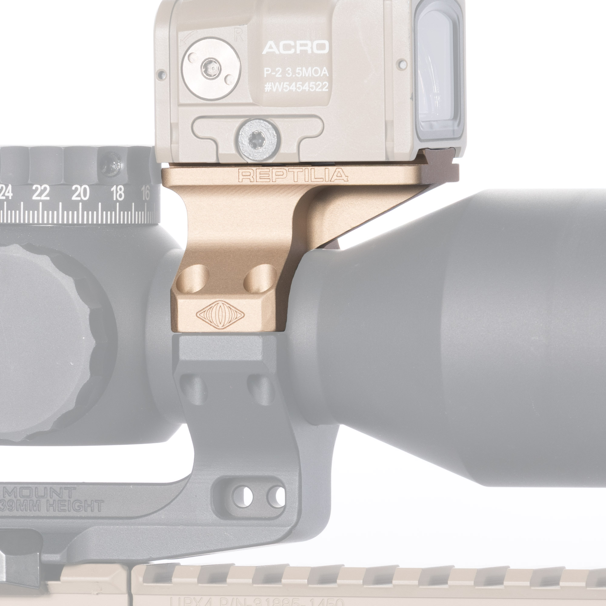 Reptilia ROF 90x30mm■エイムポイント マイクロ マウント 30MM ROF™-90 FOR AIMPOINT® MICRO — Reptilia