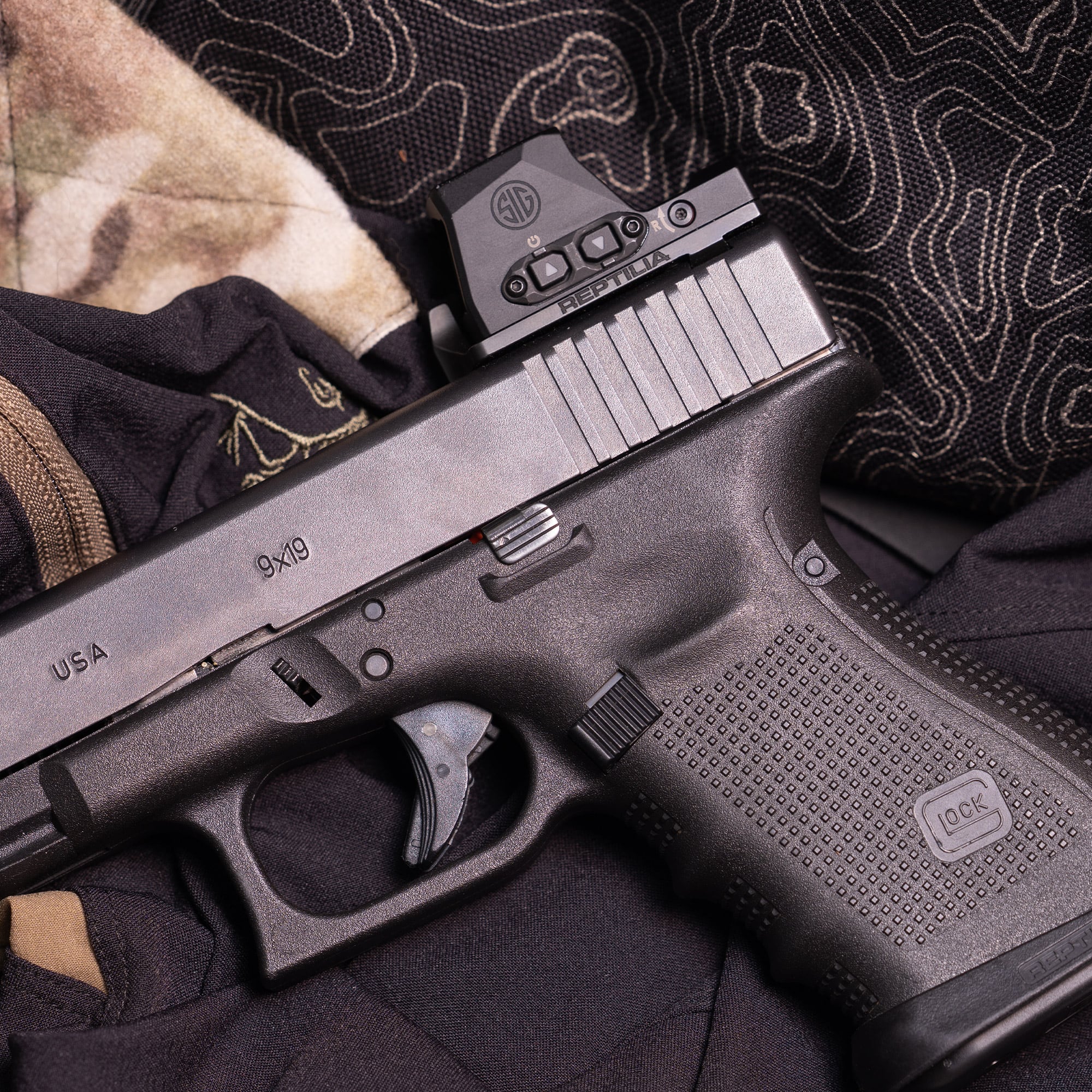 G-Plate For Glock® 19 & Sig® ROMEO X Pro — Reptilia